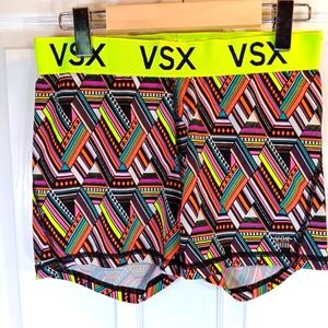 VSX Sport Short Shorts Bodycon Activewear Colorful Women's Size M NWOT